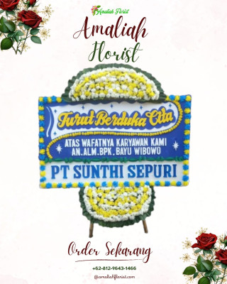 Papan Bunga Duka di Yiluk